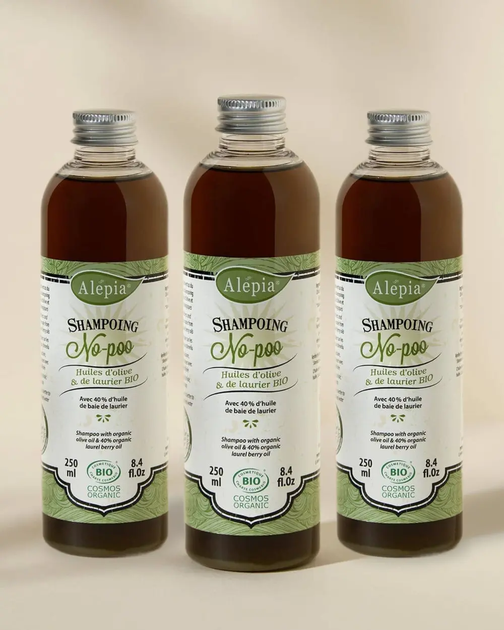 3x Shampoing no-poo 40% Laurier