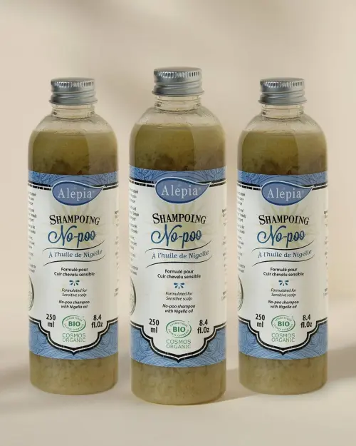 3x Shampoo no-poo all'olio di Nigella