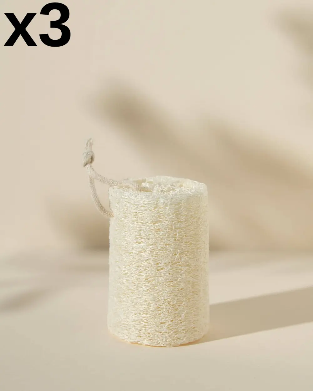 3x Ruwe Loofa