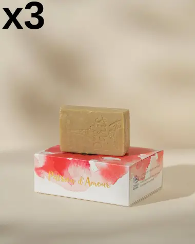 Set van 3: Savon de Paris - Passion d'amour