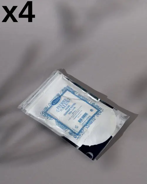 Piedra de alumbre en polvo Alepia en bolsa resellable de 150 g con indicación x4