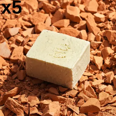 5x Jabón de Alepo Premium con trozos de Café - Granel