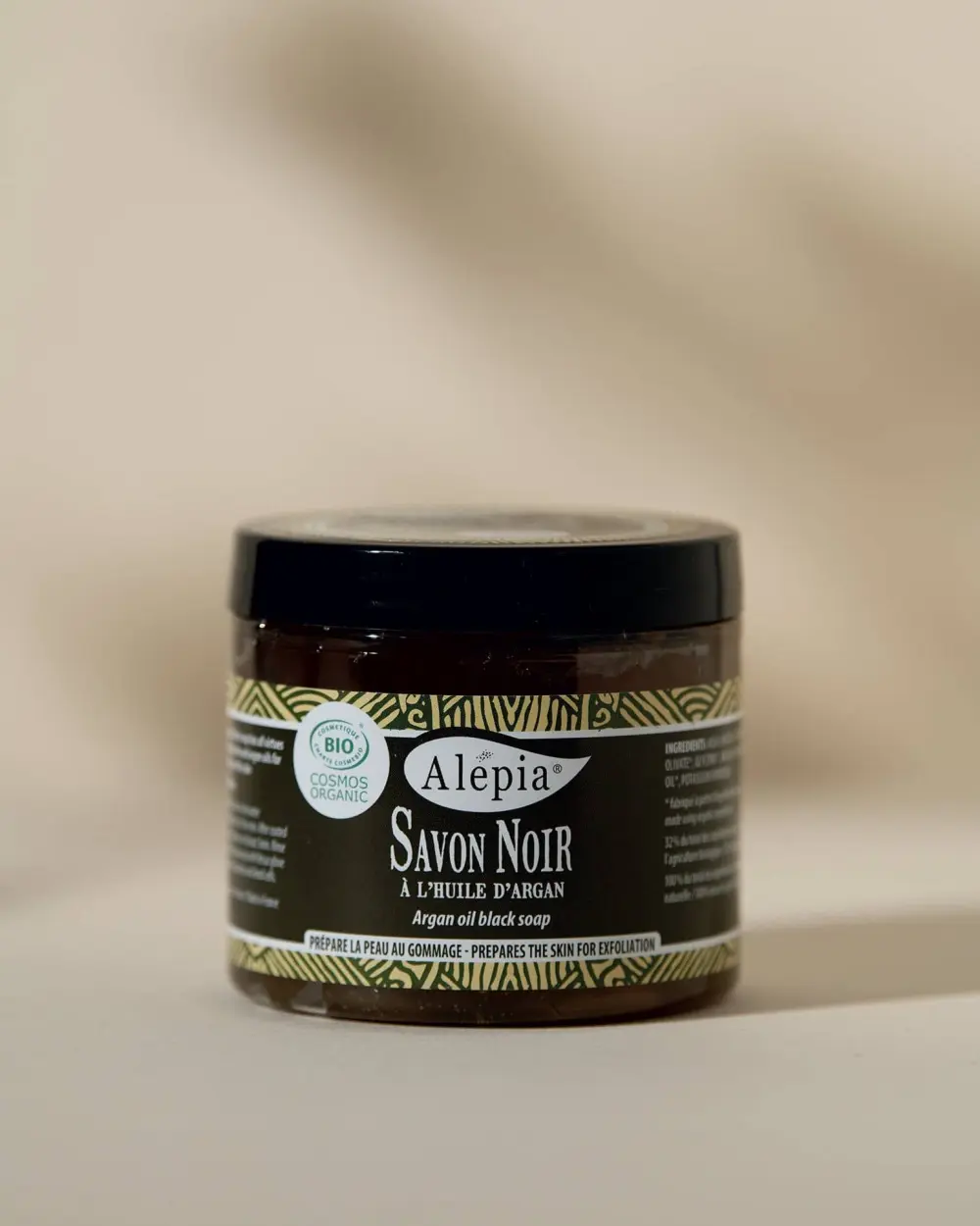 Schwarze Seife Premium Bio mit Arganöl