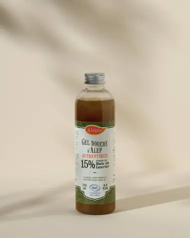 Gel doccia di Aleppo Autentico 15% Alloro