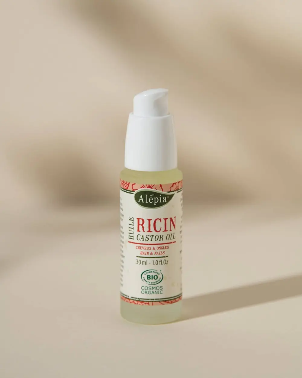 Aceite de ricino bio frasco de vidrio de lujo - 30 ml