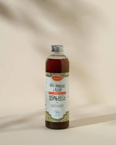 Gel doccia di Aleppo Premium 15% Alloro