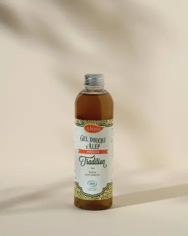 Gel de ducha de Alepo Premium Tradition 1% Laurel