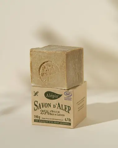 Authentische Aleppo-Seife 25% Lorbeer (FR)
