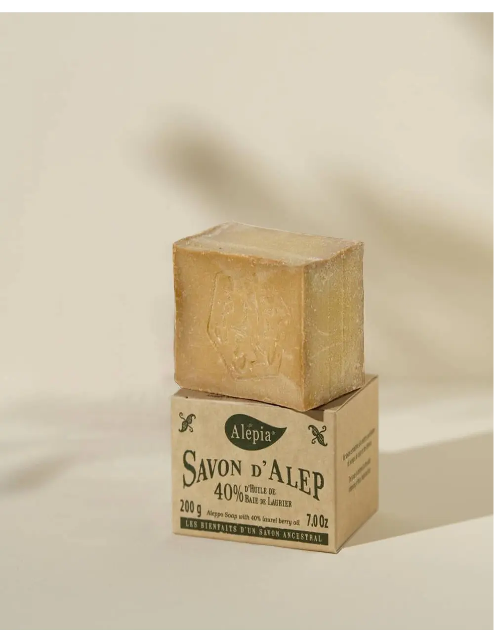 Jabón de Alepo Auténtico 40% Laurel (FR)