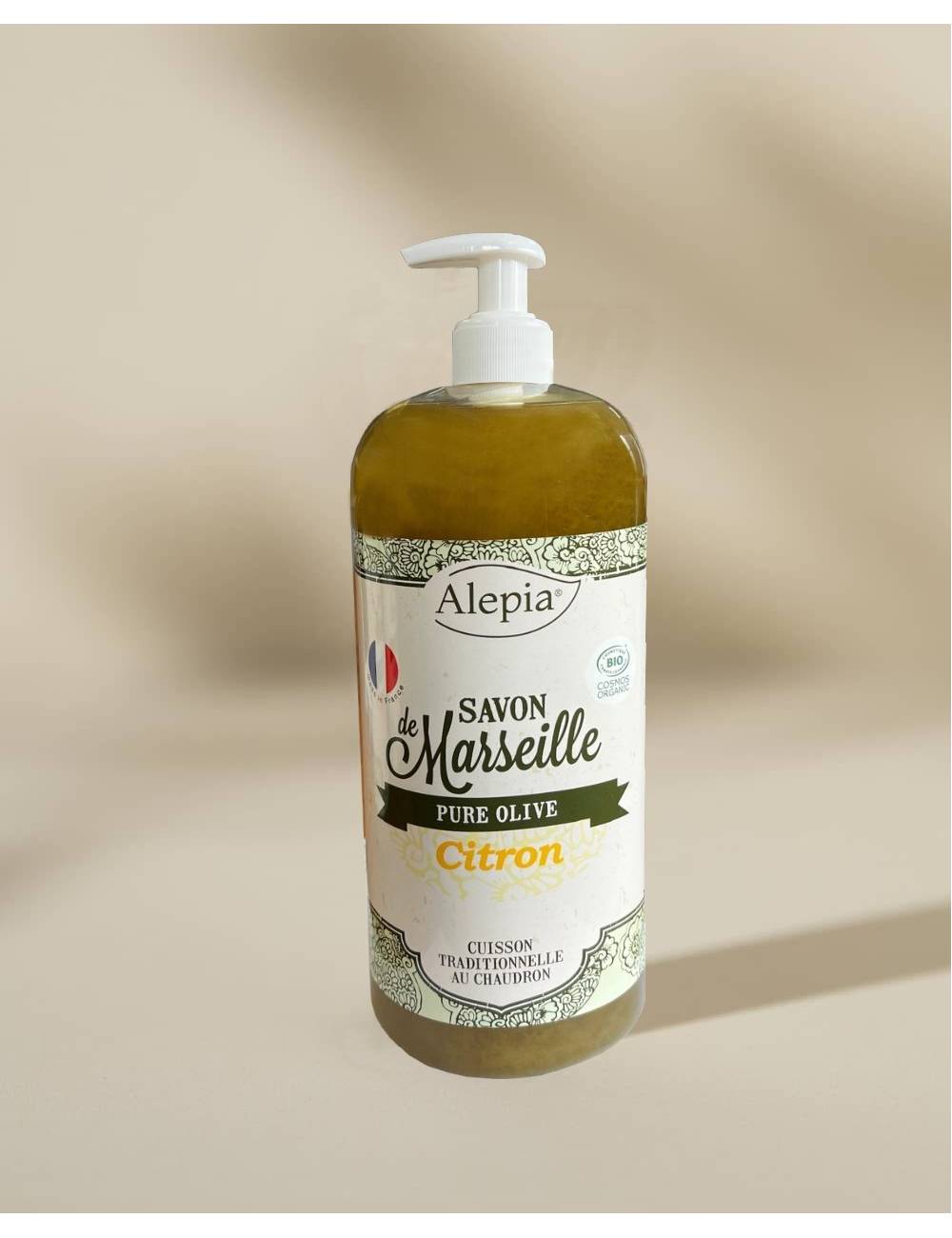 Savon de Marseille liquide Bio Pure Olive au Citron - 1 L