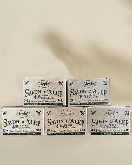 5x Savon d'Alep Authentique 40% - Surgras