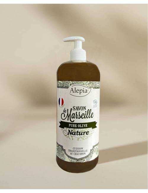 Savon de Marseille liquide Bio Pure Olive Nature - 1 L