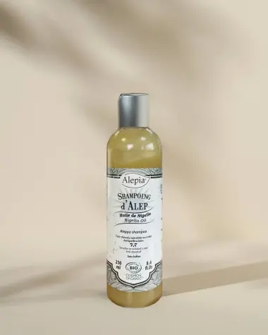 Biologische Aleppo-shampoo met nigella-olie