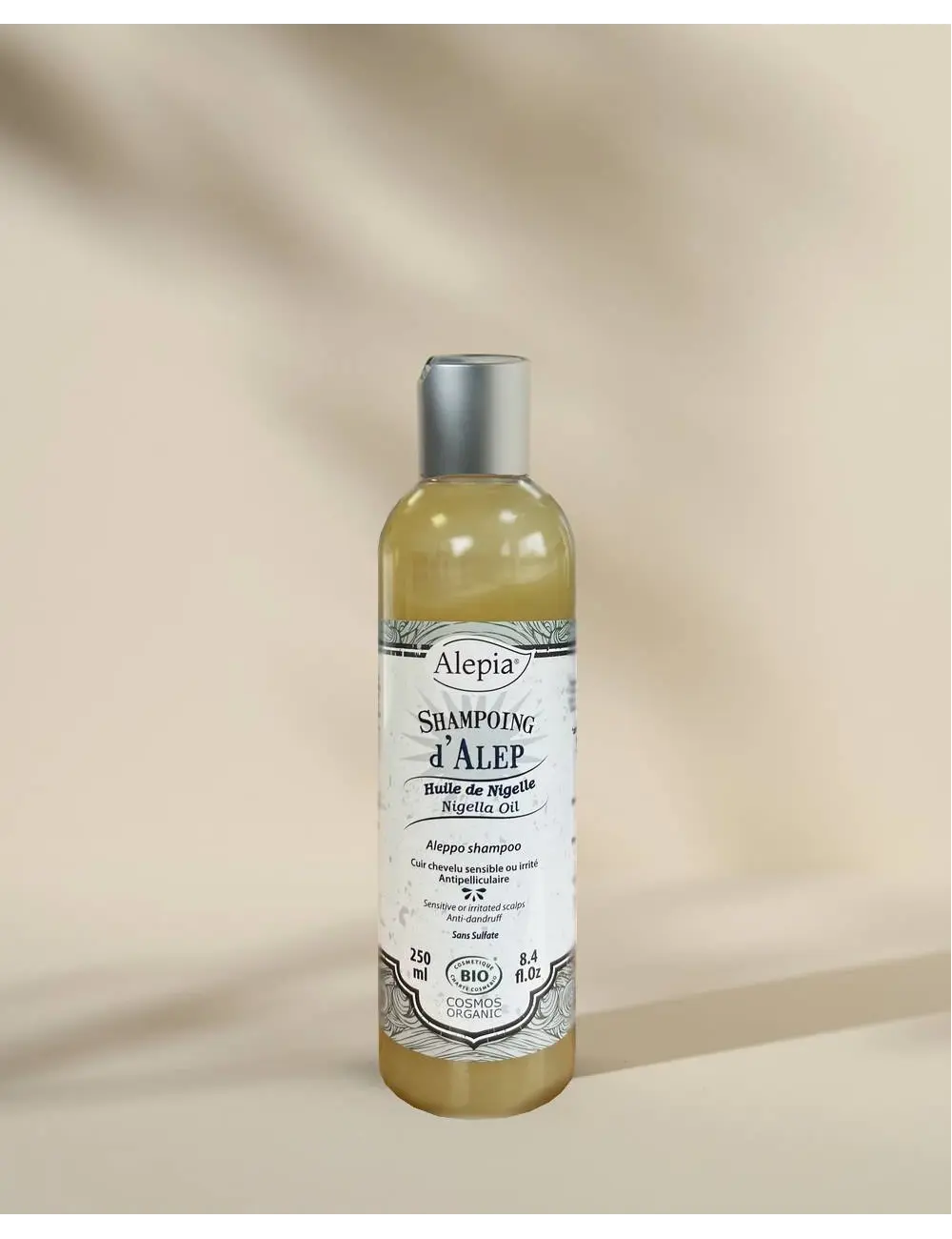 Champú de Alepo Bio con aceite de Comino Negro