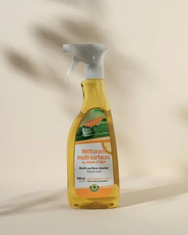 Multi-Oberflächen-Reinigungsspray mit Aleppo-Seife