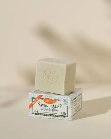 Aleppo-Seife Premium Bio mit frischer Ziegenmilch