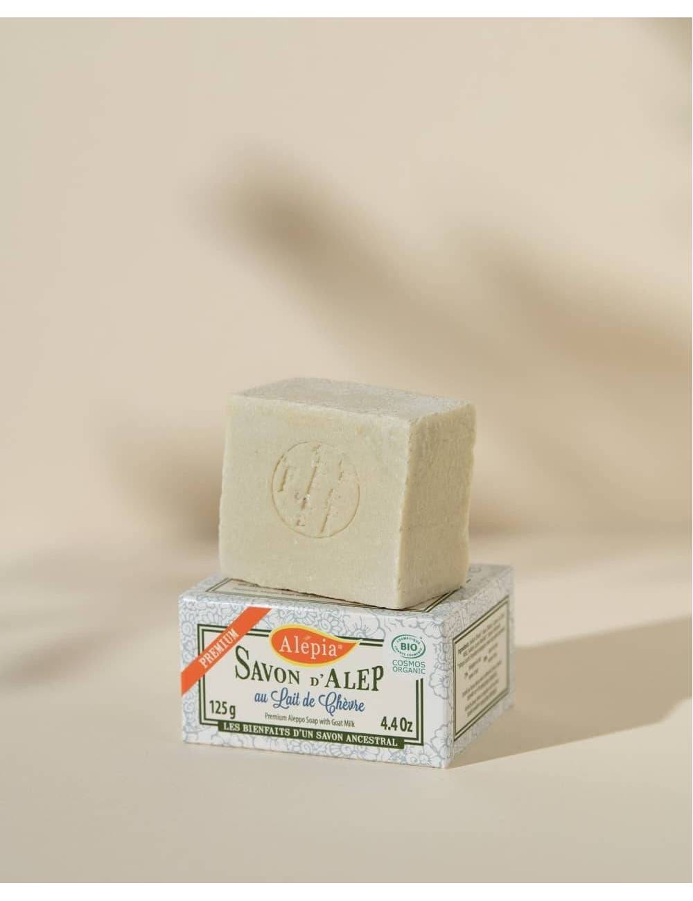 Savon d'Alep Premium Bio au lait frais de Chèvre