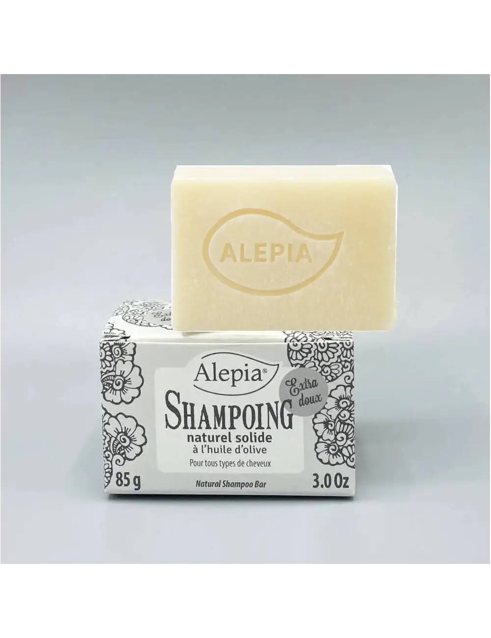 Natürliches festes Shampoo mit Olivenöl