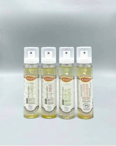 The set of 4 scented Argan oils