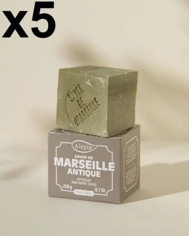 5x Antique Marseille Soap