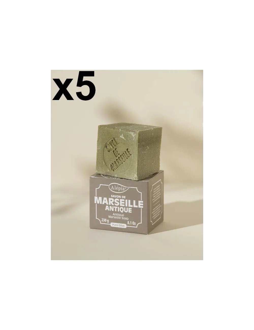 5x Savon de Marseille Antique