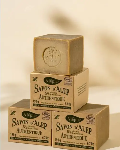 3x Savon d'Alep 5% Kraft FR