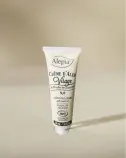 Alepia laurel Aleppo face cream in a 30 ml white tube standing on a neutral beige background