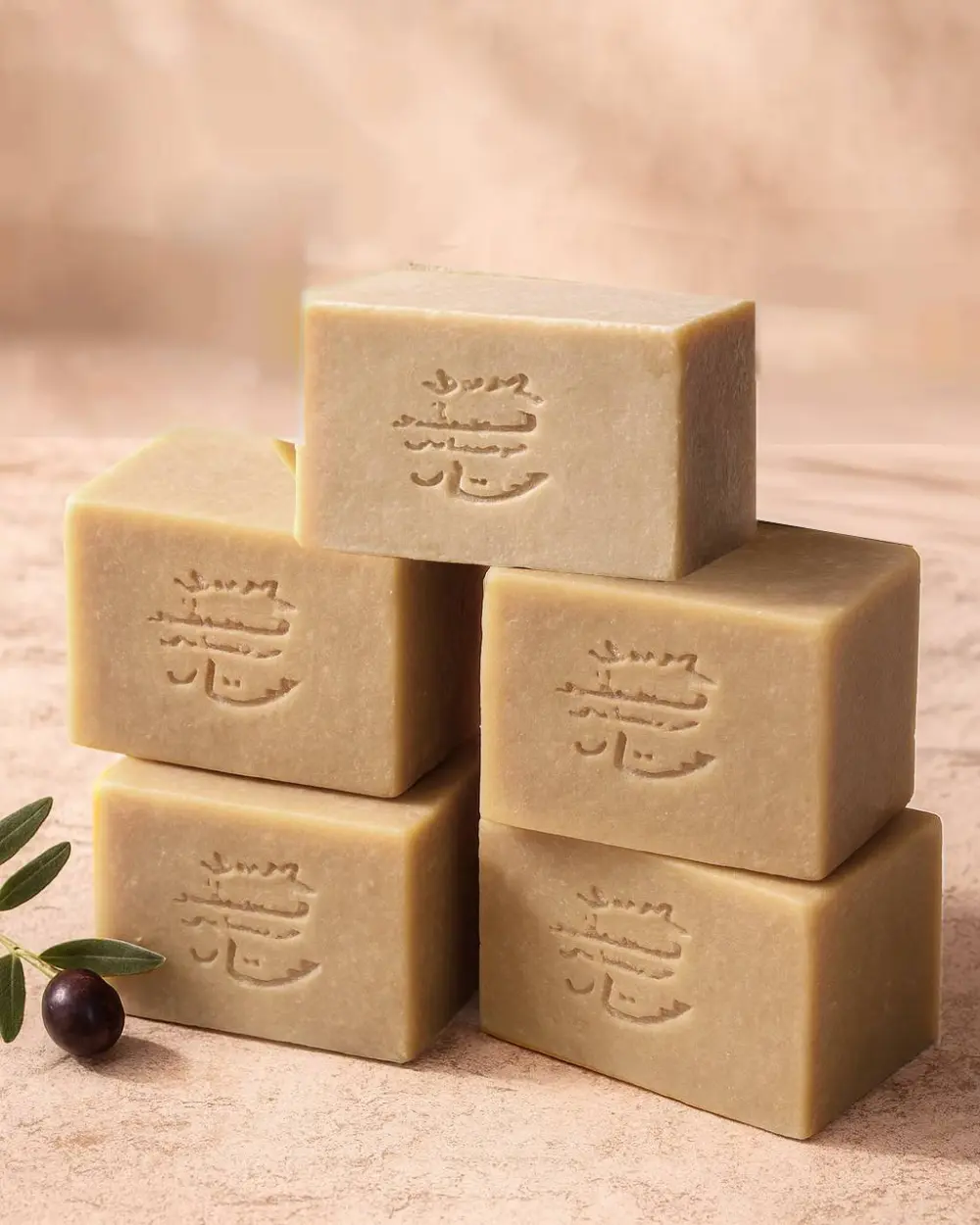 Lot of 5 : Aleppo Premium Mud Soap from the Dead Sea - Bulk