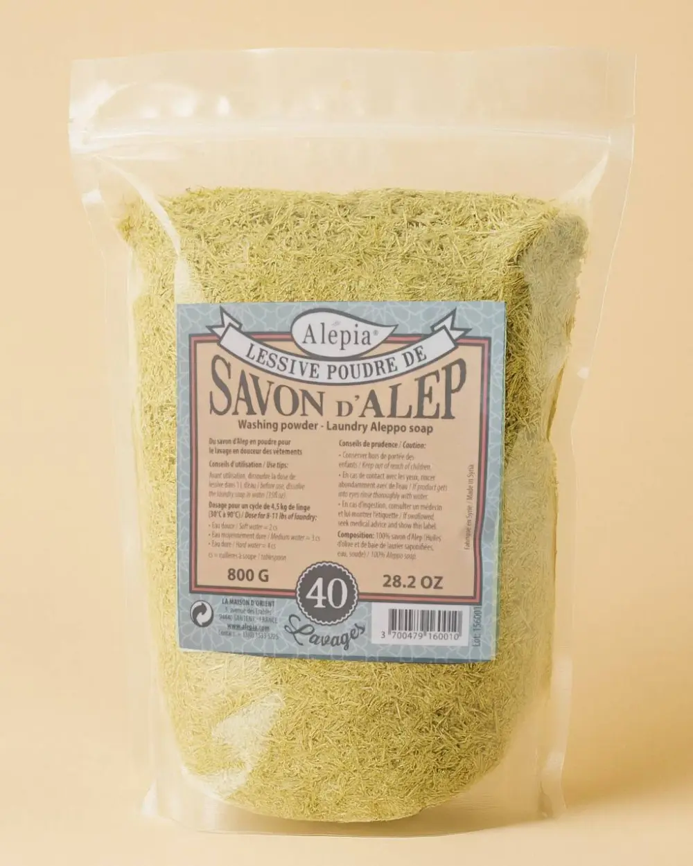 Vermicelli de Jabón de Alepo para la colada