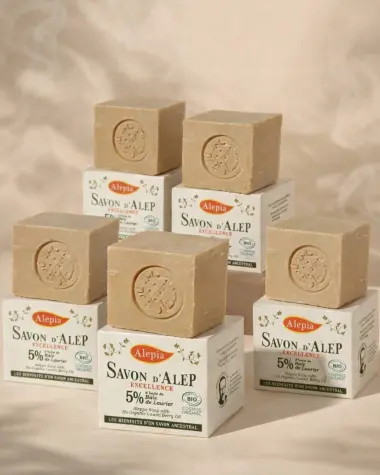 x5 Savon d'Alep Excellence Bio 5%