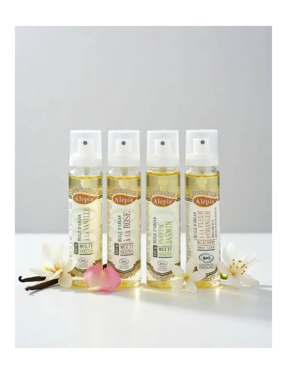 Les 4 huiles d'Argan parfumées