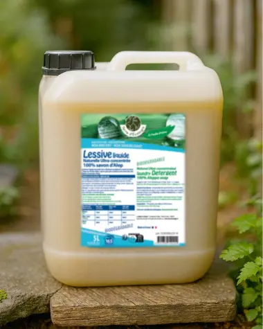 Bidón de 5L: Detergente gel de jabón de Alepo