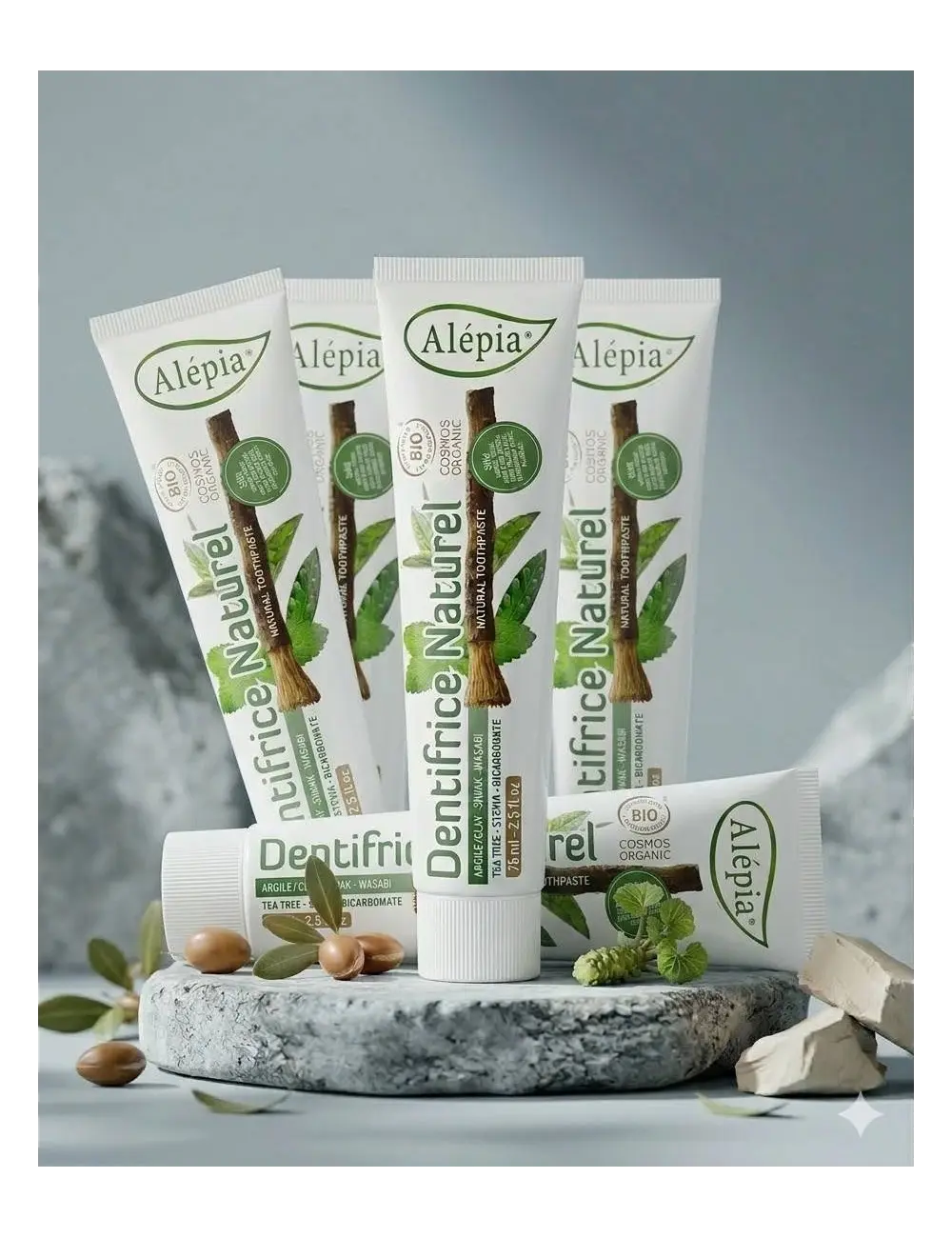 Pack of 5 – Alepia Organic Alternative Toothpaste