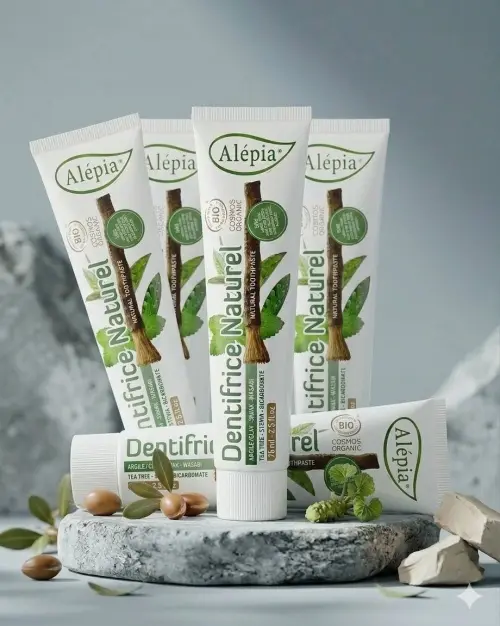 Alepia Organic Alternative Toothpaste – Pack of 5 | Fluoride-Free