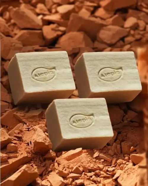 x3 Barre de shampoing No-poo à l'argile rose
