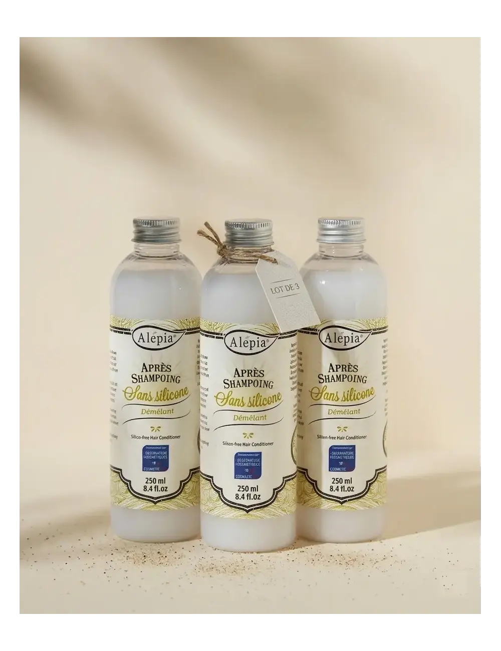 Set of 3 : Conditioner without silicone