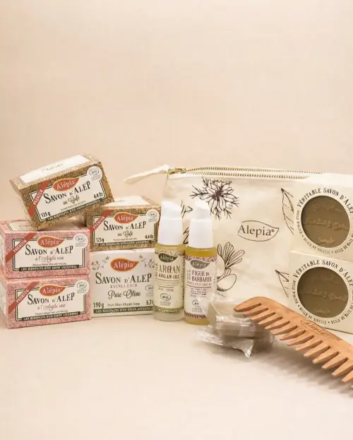 The Beauty Pouch – Aleppo Soaps & Oils | Alepia