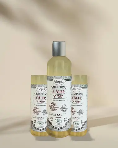 3x Organic Aleppo Shampoo with 7 Oils - 250 ml