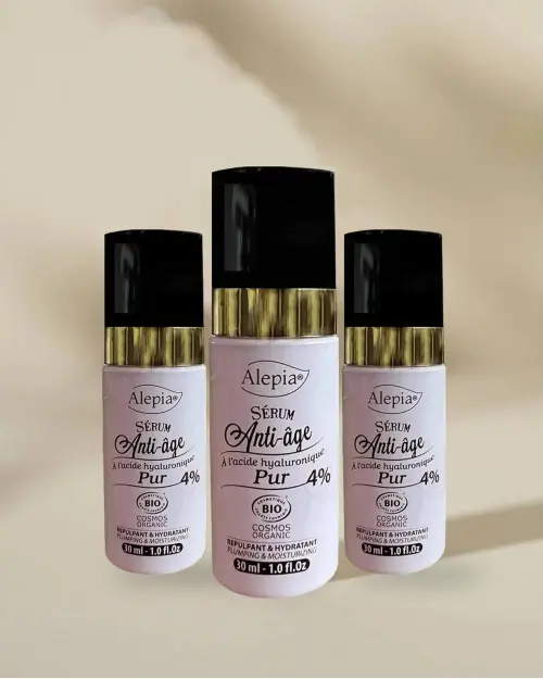 3x Sérum Bio Acide Hyaluronique 4% - Lot de 3 | Alepia