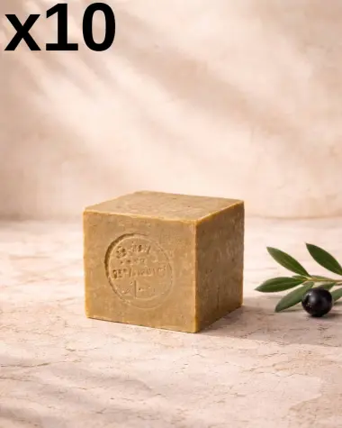 10x Savon d'Alep 25% Laurier - Vrac