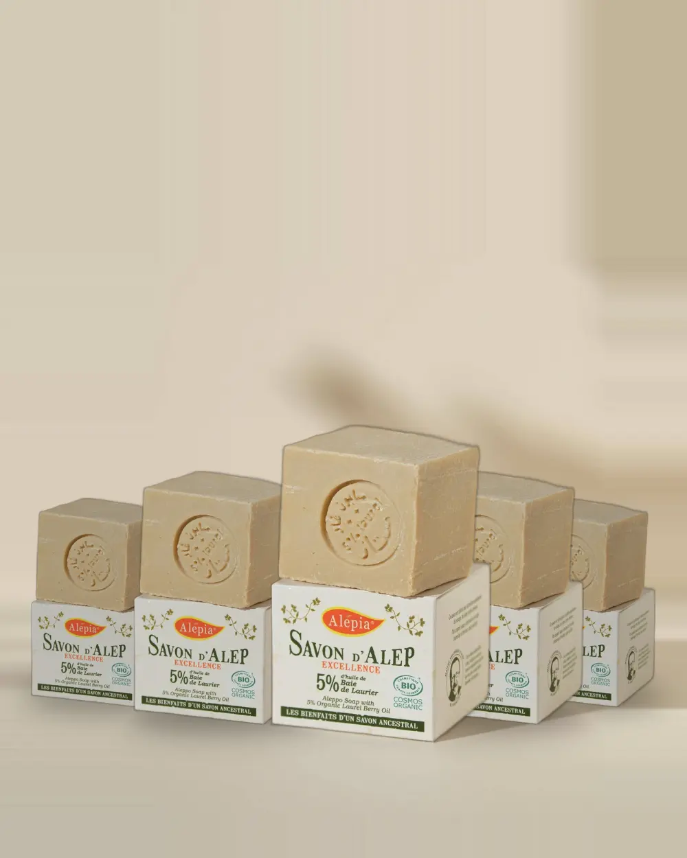 x5 Organic Aleppo Soap Excellence – 5% Laurel Oil