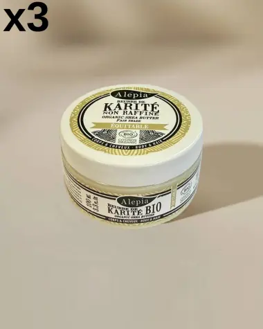 Batch of 3: Alepia Shea butter.