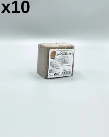 Lot de 10 : Savon d'Alep 1% L'Authentique